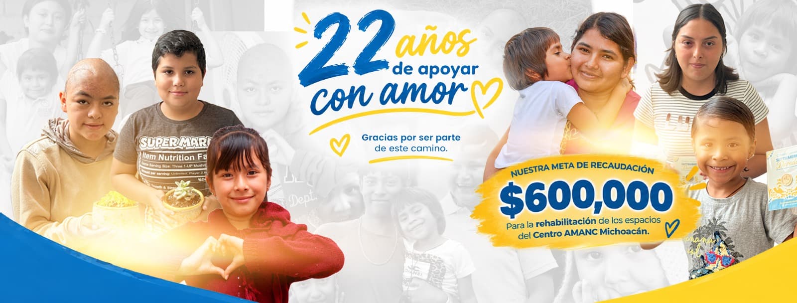 22 años de apoyar con amor